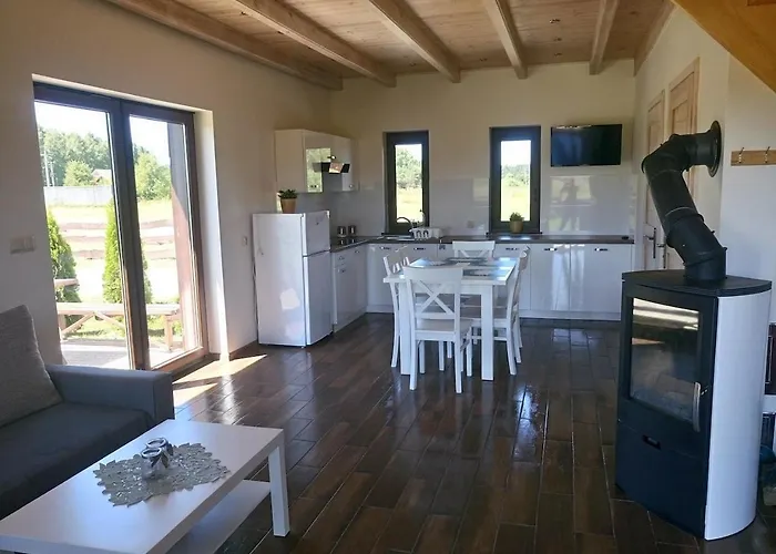 Деревянный коттедж Wielewski Cypel Letniskowe Na Kaszubach *