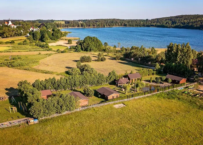 Wielewski Cypel Letniskowe Na Kaszubach Деревянный коттедж *