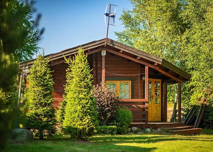 Wielewski Cypel Letniskowe Na Kaszubach Деревянный коттедж *